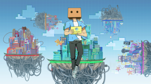 ZenMarket Boxhead Wallpaper